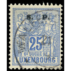 luxembourg stamp o59 industry and commerce 1882