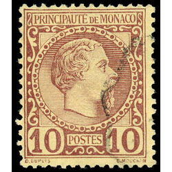 monaco stamp 4 prince charles iii 1885 U 001