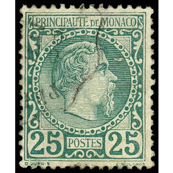 monaco stamp 6 prince charles iii 1885 U 003