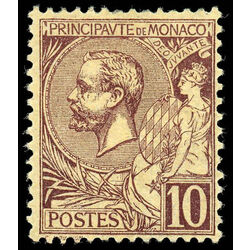 monaco stamp 15 prince albert i 10 1891 M 004
