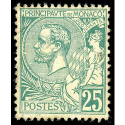 monaco stamp 20 prince albert i 25 1891 M 005