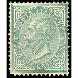 italy stamp 26 king victor emmanuel ii 1863 M NG 002