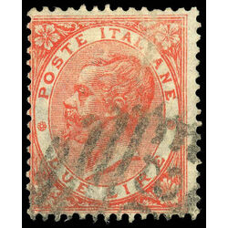italy stamp 33 king victor emmanuel ii 1863 U 001