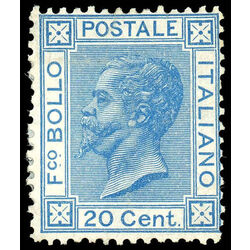 italy stamp 35 king victor emmanuel ii 1867 M NG 001