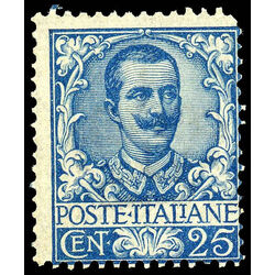 italy stamp 81 victor emmanuel iii 1901 M NH 001