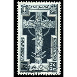 italy stamp 314 cross with doves 1933