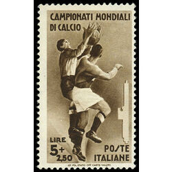 italy stamp 328 players 1934