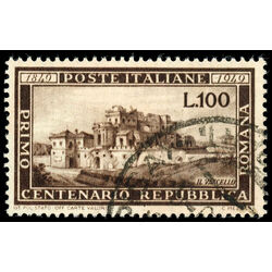 italy stamp 518 the vascello rome 1949 U 001