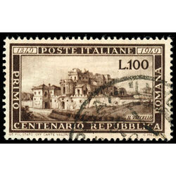 italy stamp 518 the vascello rome 1949 U 001