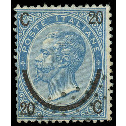 italy stamp 34a king victor emmanuel ii 1865