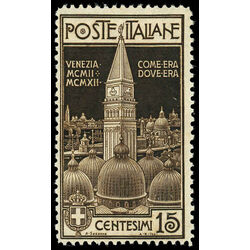 italy stamp 125 campanile venice 1912 M 001