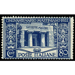 italy stamp 142 mazzini s tomb 1922 M NH 001