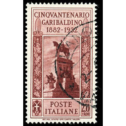 italy stamp 288 garibaldi memorial 1932 U 001