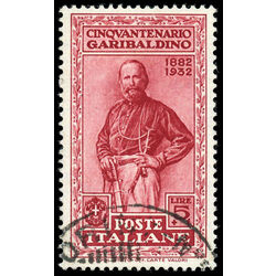 italy stamp 289 giuseppe garibaldi 1932
