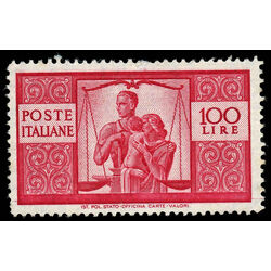 italy stamp 477 united family and scales 1946