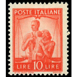 italy stamp 487 united family and scales 1947 M NH 001