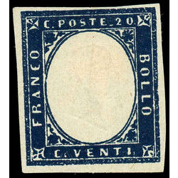 sardinia stamp 12 king victor emmanuel ii 1862