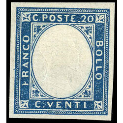 sardinia stamp 12a king victor emmanuel ii 1861