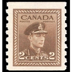 canada stamp 264 king george vi 2 1942