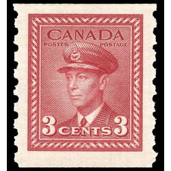 canada stamp 265 king george vi 3 1942