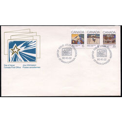 canada stamp 872i mcgill cab stand 35 1980 FDC COMBO