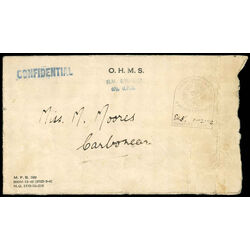 newfoundland war time ohms envelope