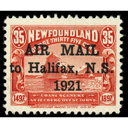 newfoundland stamp c3d iceberg 35 1921 M VF 003