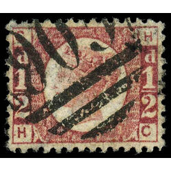 great britain stamp 58 queen victoria p 1870 U VF 015