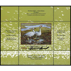 quebec wildlife habitat conservation stamp qw22d snow geese 12 2009