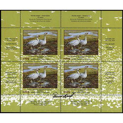 quebec wildlife habitat conservation stamp qw22e snow geese 2009