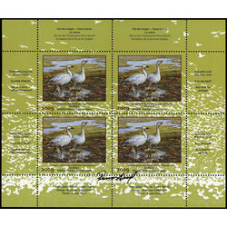 quebec wildlife habitat conservation stamp qw22e snow geese 2009