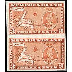 newfoundland stamp 234f newfoundland map 3 1937