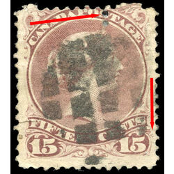 canada stamp 29ii queen victoria 15 1868 U F 001