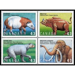 canada stamp 1532a prehistoric life in canada 4 1994