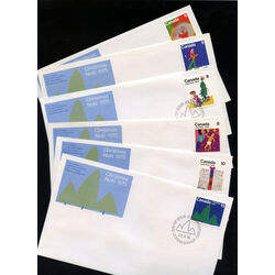 canada stamp 674 9 christmas 53 1975 FDC