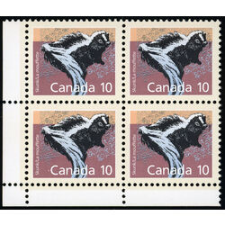canada stamp 1160a skunk perf 13 1 x 12 7 10 1991 CB LL