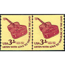 us stamp postage issues 1613pa guitar 3 1975