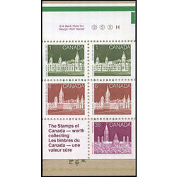 canada stamp bk booklets bk92 parliament 1987 B
