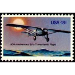 us stamp postage issues 1710 solo transatlantic flight 13 1977