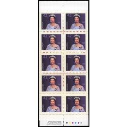 canada stamp bk booklets bk140a queen elizabeth ii 1991