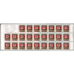 canada stamp bk booklets bk154a flag over field 1994
