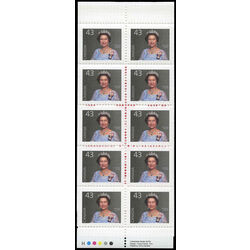 canada stamp bk booklets bk155b queen elizabeth ii 1994