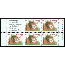canada stamp bk booklets bk156a delicious apple 1994