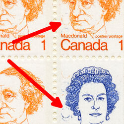 canada stamp bk booklets bk74 caricature definitives 1974 J