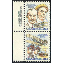 us stamp c air mail c92a wright brothers 62 1978
