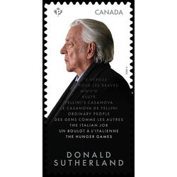 canada stamp 3401i donald sutherland 2023