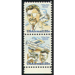 us stamp c air mail c96a wiley post 50 1979