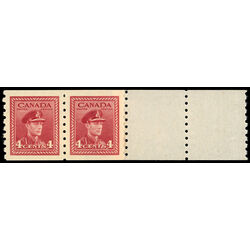 canada stamp 267pa king george vi 1943 M VFNH END PR 2TABS
