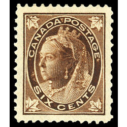 canada stamp 71 queen victoria 6 1897 M VF 008