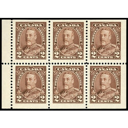 canada stamp bk booklets bk25 king george v 1935